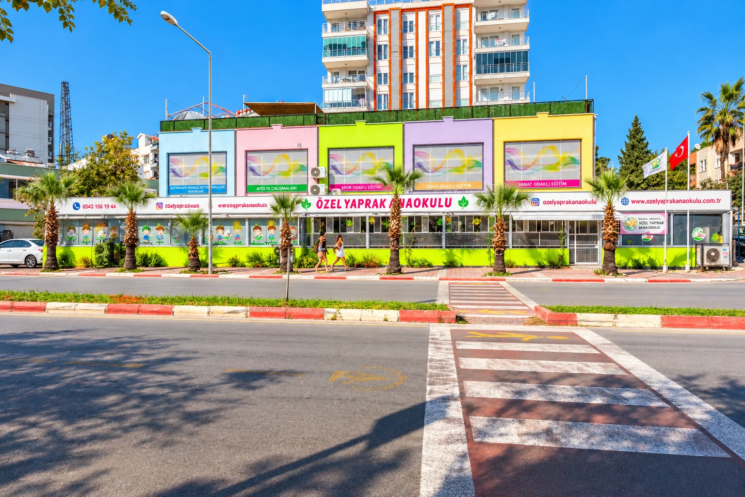 Okulumuzun giriş ve dış alanı