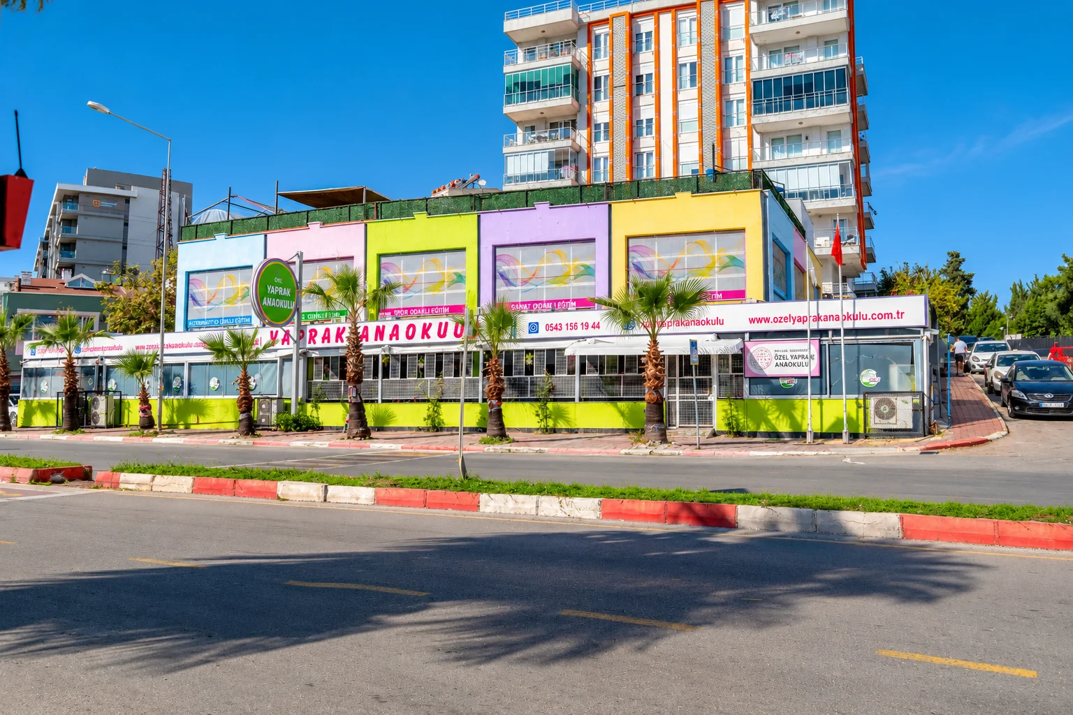 Özel Yaprak Anaokulu dış alanı